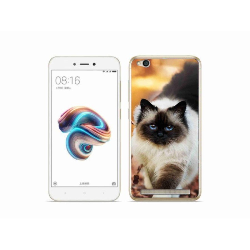 Gelový obal mmCase na mobil Xiaomi Redmi 5A - kočka 1