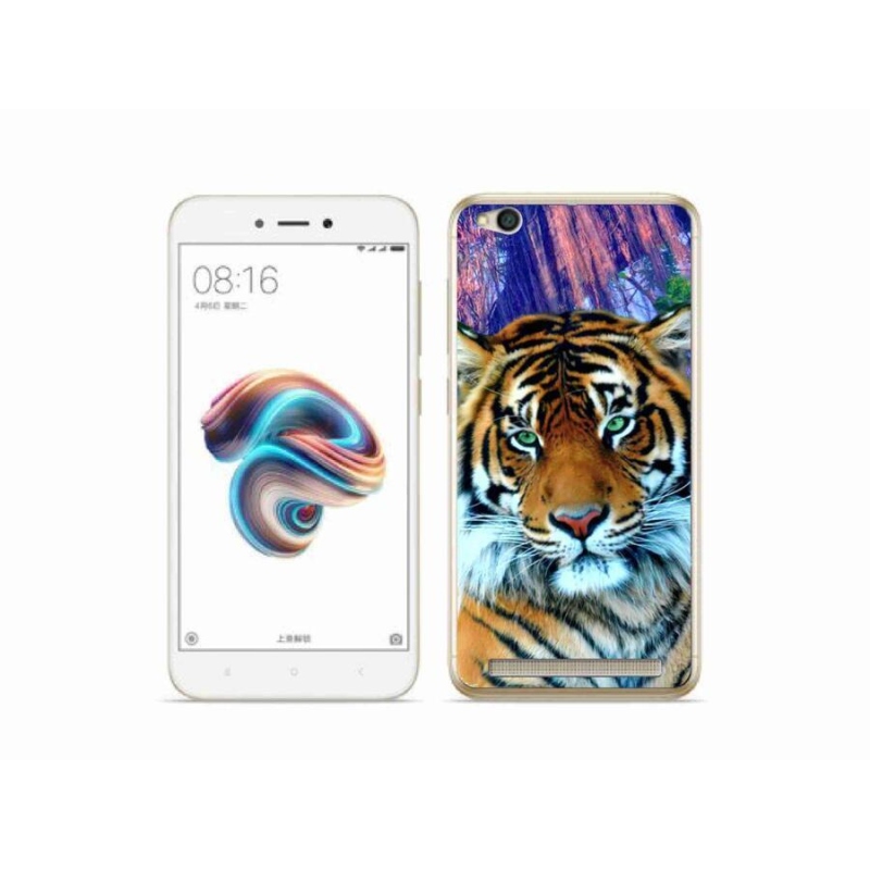 Gelový obal mmCase na mobil Xiaomi Redmi 5A - tygr