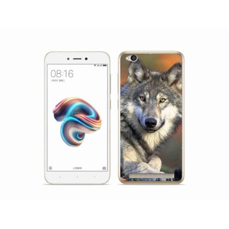 Gelový obal mmCase na mobil Xiaomi Redmi 5A - vlk