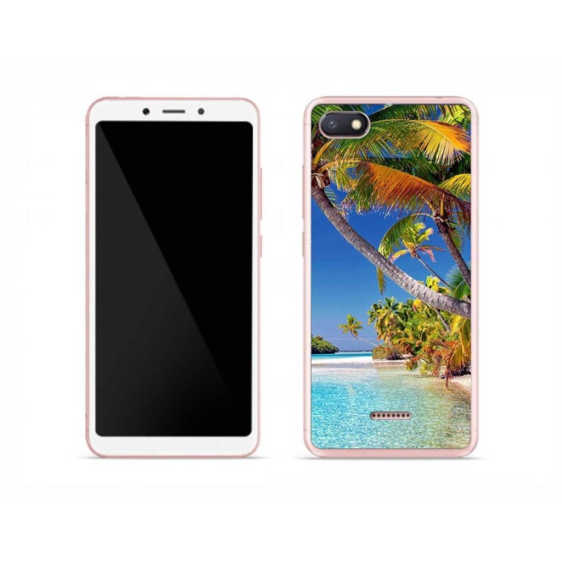 Gelový obal mmCase na mobil Xiaomi Redmi 6A - mořská pláž