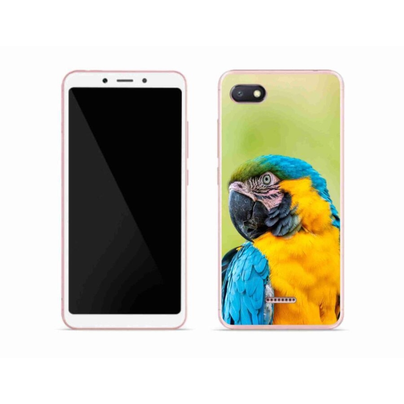 Gelový obal mmCase na mobil Xiaomi Redmi 6A - papoušek ara 2