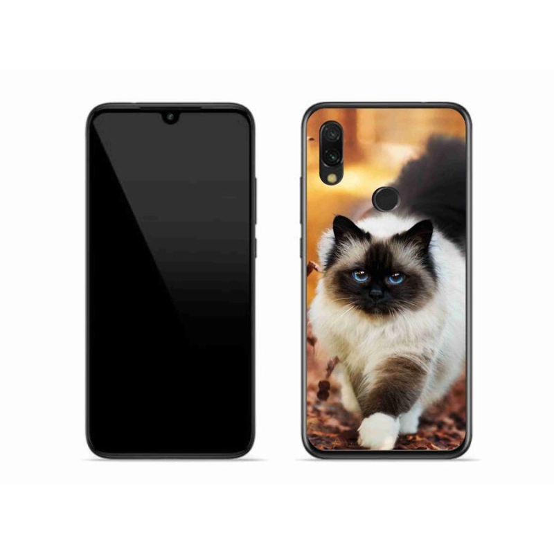 Gelový obal mmCase na mobil Xiaomi Redmi 7 - kočka 1