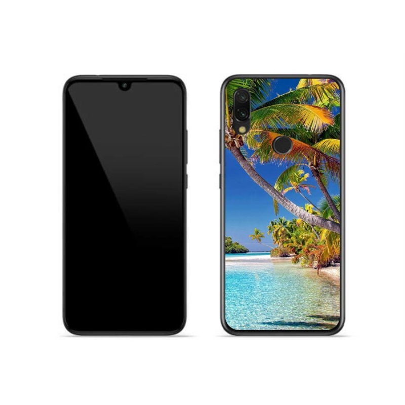 Gelový obal mmCase na mobil Xiaomi Redmi 7 - mořská pláž