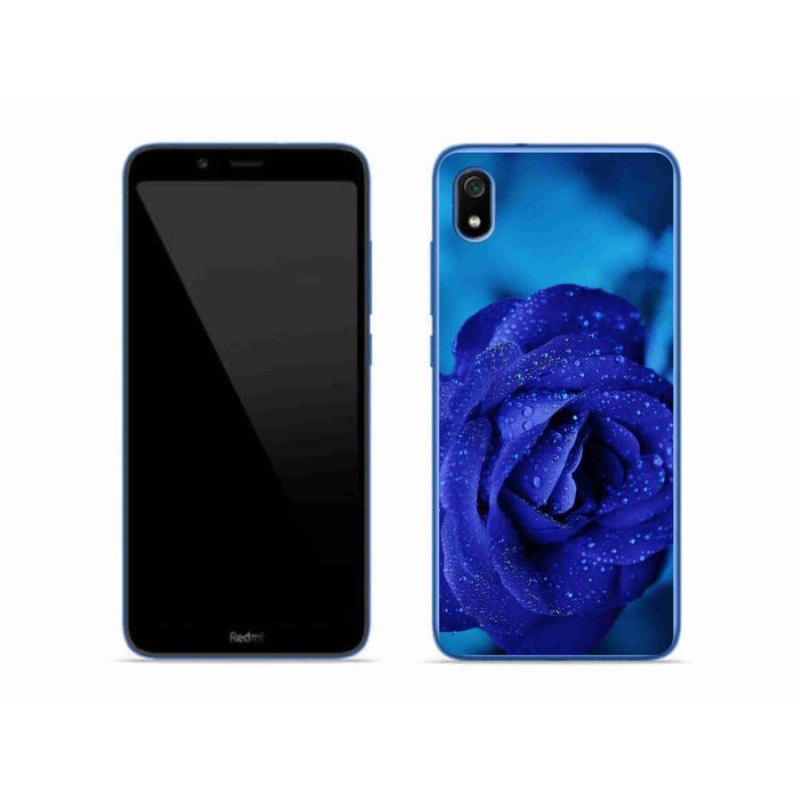 Gelový obal mmCase na mobil Xiaomi Redmi 7A - modrá růže