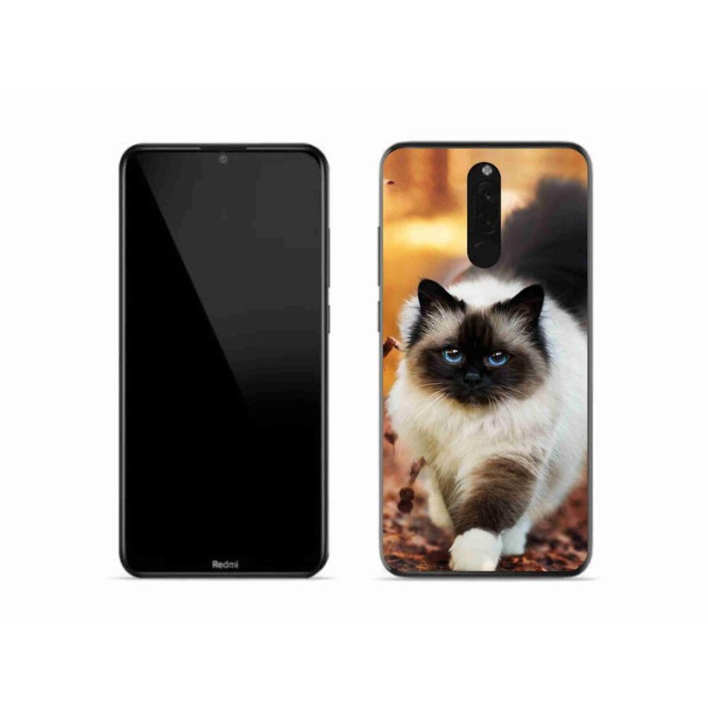 Gelový obal mmCase na mobil Xiaomi Redmi 8 - kočka 1