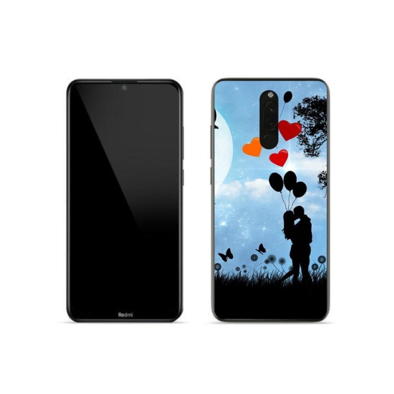 Gelový obal mmCase na mobil Xiaomi Redmi 8 - zamilovaný pár