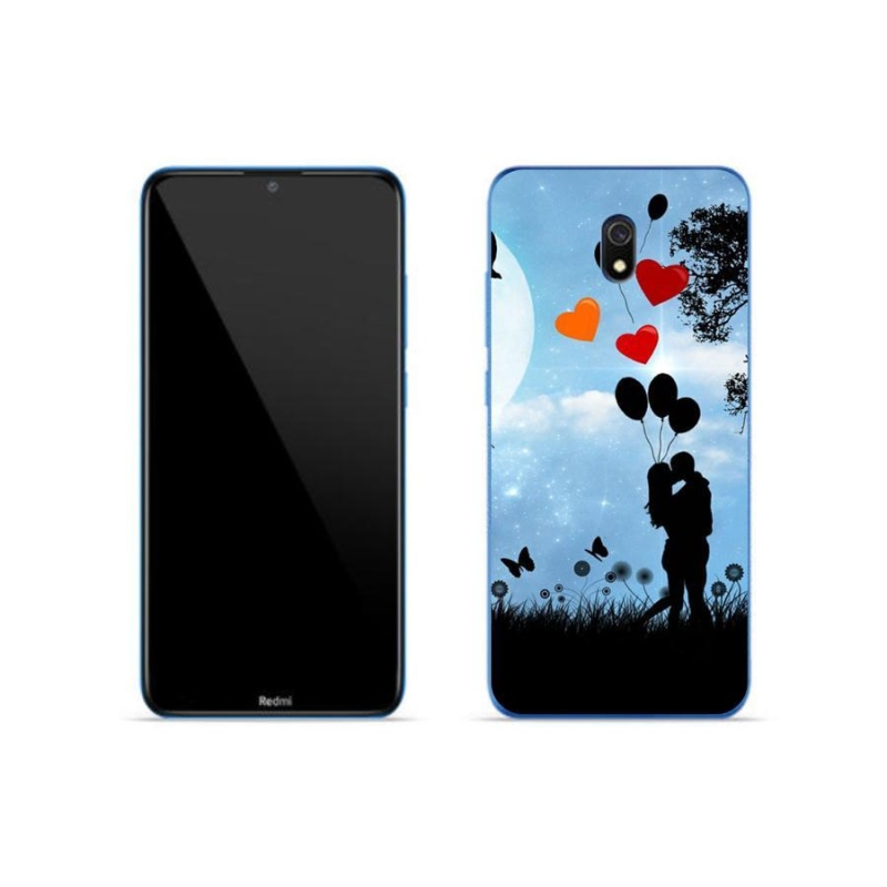 Gelový obal mmCase na mobil Xiaomi Redmi 8A - zamilovaný pár