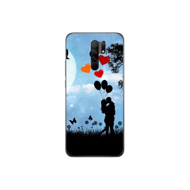 Gelový obal mmCase na mobil Xiaomi Redmi 9 - zamilovaný pár