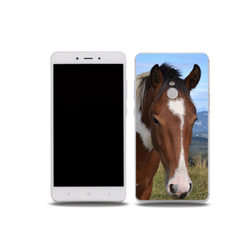 Gelový obal mmCase na mobil Xiaomi Redmi Note 4X - hnědý kůň