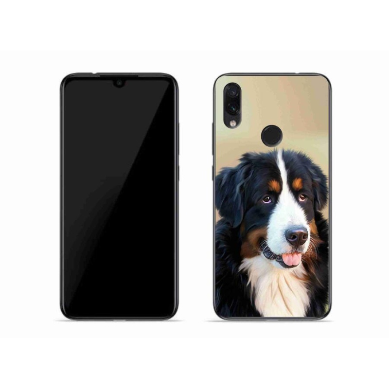 Gelový obal mmCase na mobil Xiaomi Redmi Note 7 - bernský salašnický pes