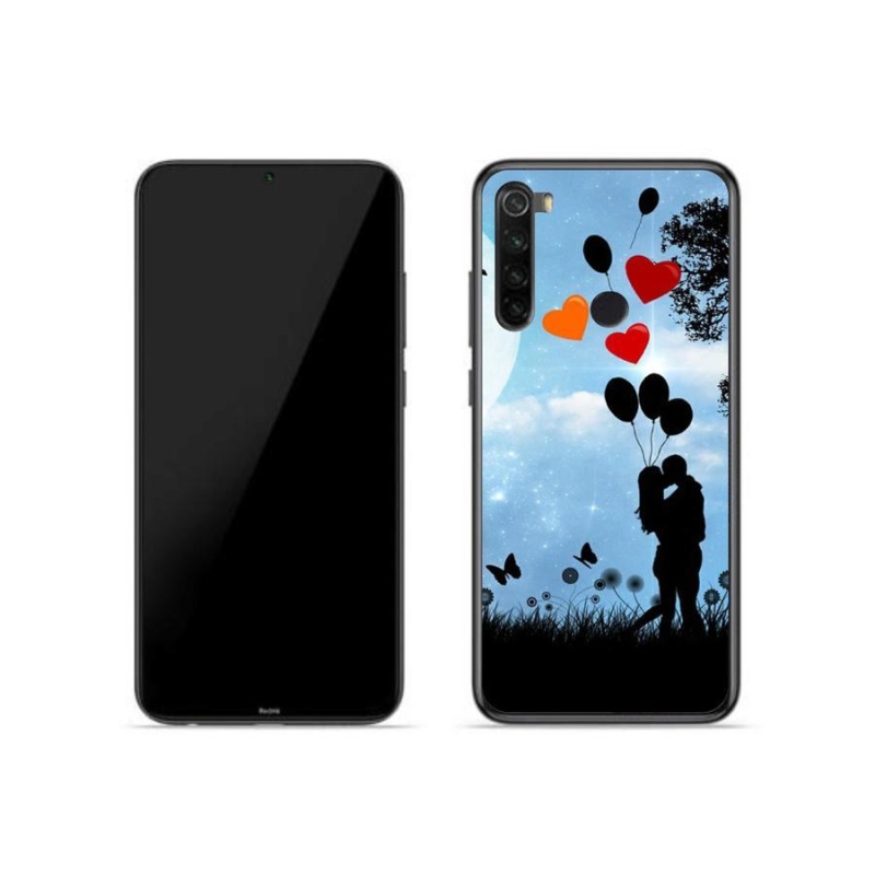 Gelový obal mmCase na mobil Xiaomi Redmi Note 8 - zamilovaný pár