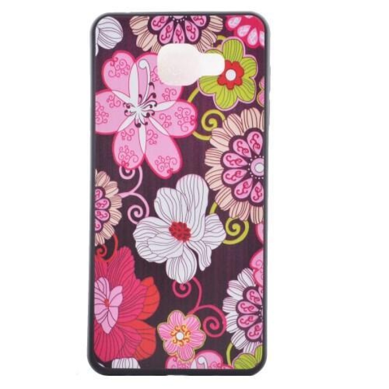 Gelový obal na mobil Samsung Galaxy A5 (2016) - květiny
