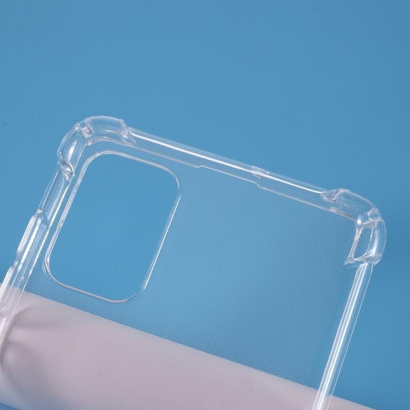 Gelový obal s vyztuženými rohy na mobil Samsung Galaxy A71 - transparentní