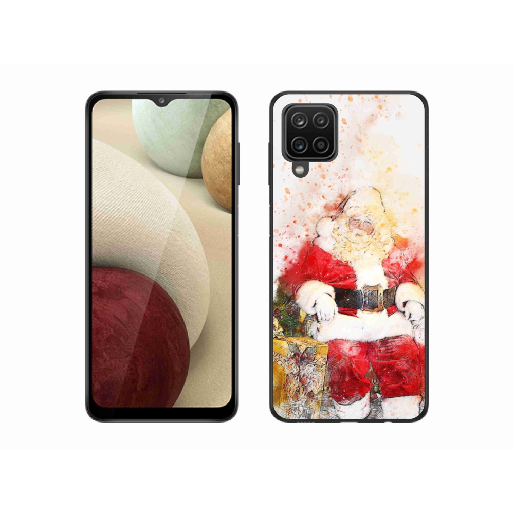 Gelový kryt mmCase na Samsung Galaxy M12 - Santa Claus