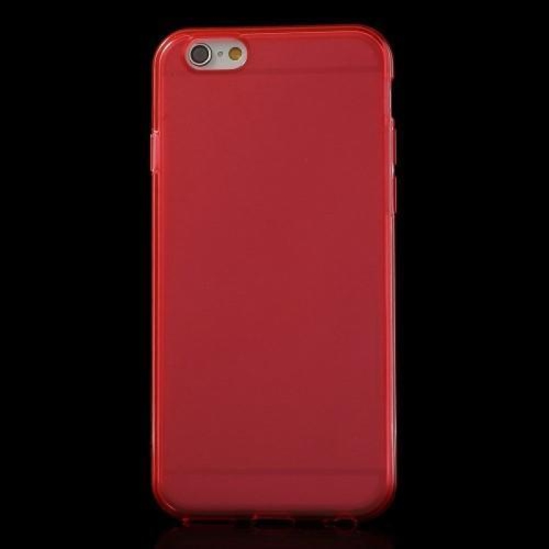 Gloss gelový obal na iPhone 6s Plus a 6 Plus - červený