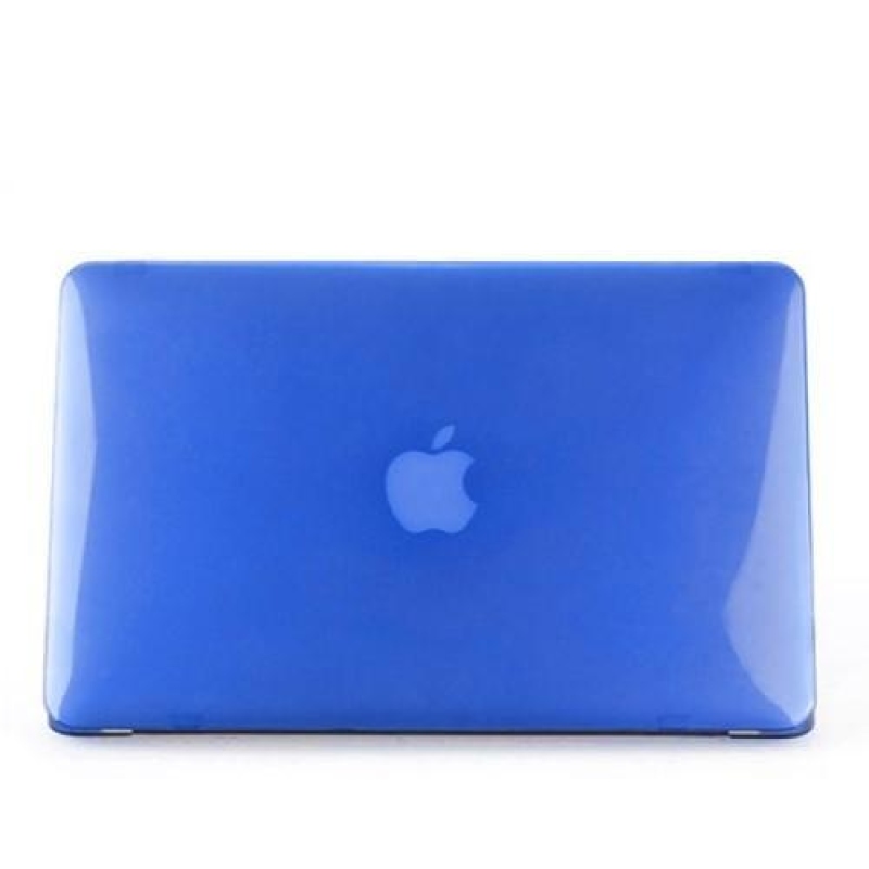 Gloss sada plastový obal, protiprachová zástrčka a chránič klávesnice na MacBook Air 13.3 - tmavěmodrý