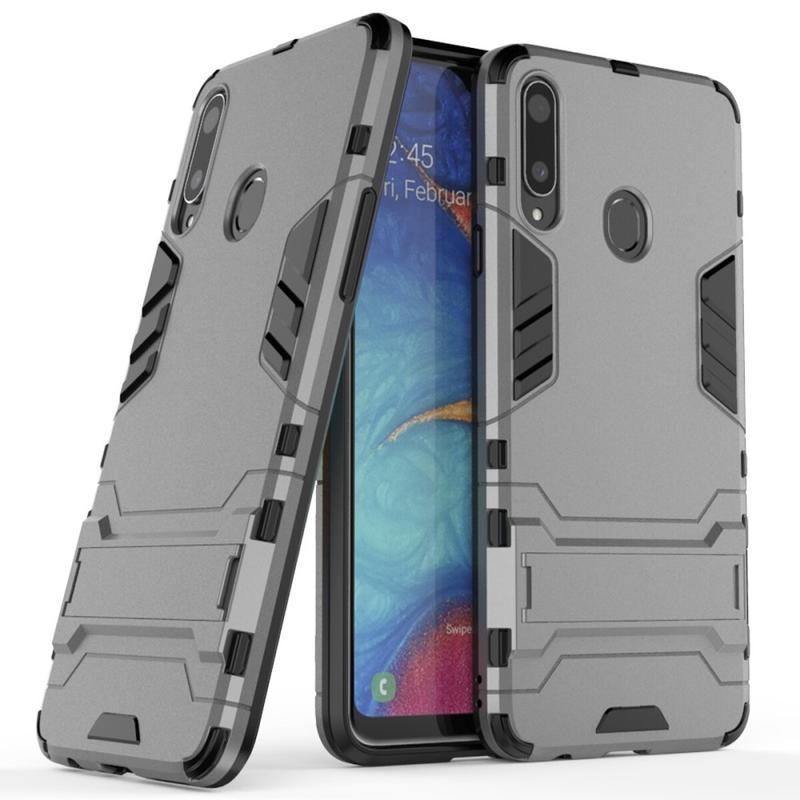 Guard odolný hybridní kryt na mobil Samsung Galaxy A20s - šedý