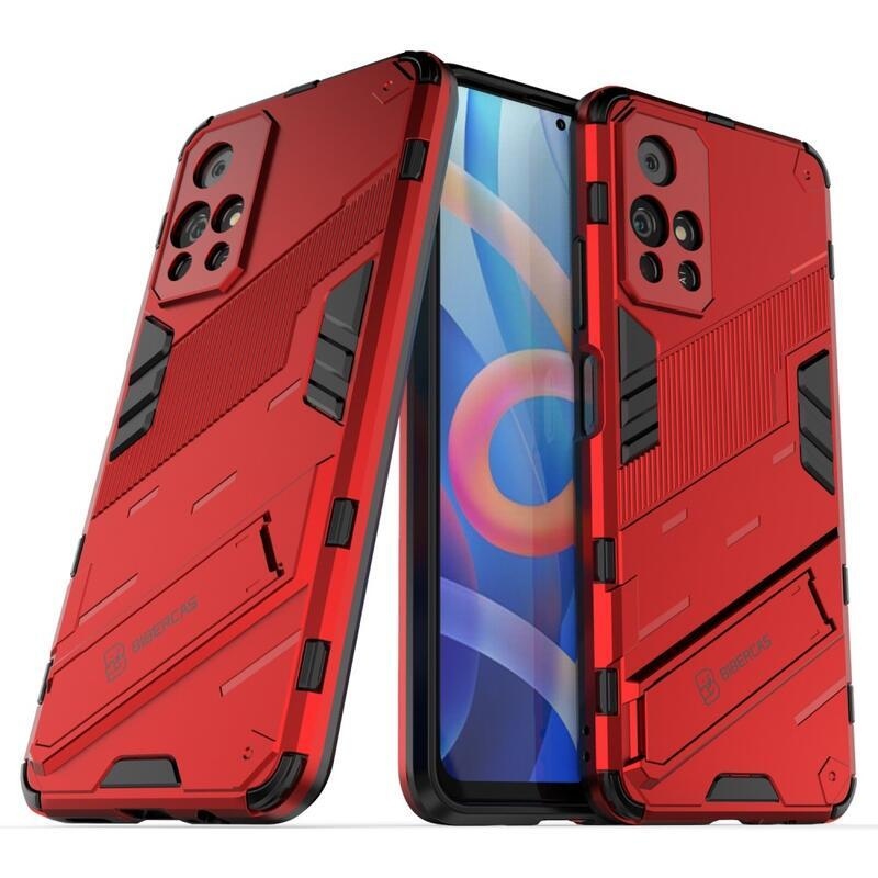 Guard odolný hybridní kryt pro mobil Xiaomi Poco M4 Pro 5G/Redmi Note 11S 5G - červený