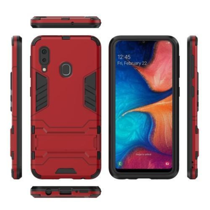 Guard odolný hybridní obal na mobil Samsung Galaxy A20e - červený
