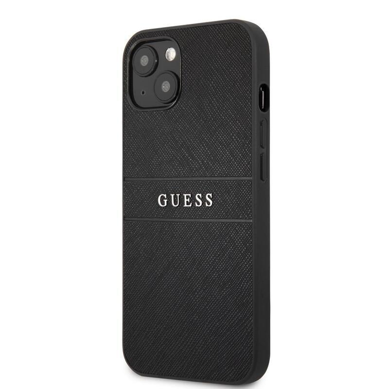 Guess gelový obal s pevnými zády na iPhone 13 - černý