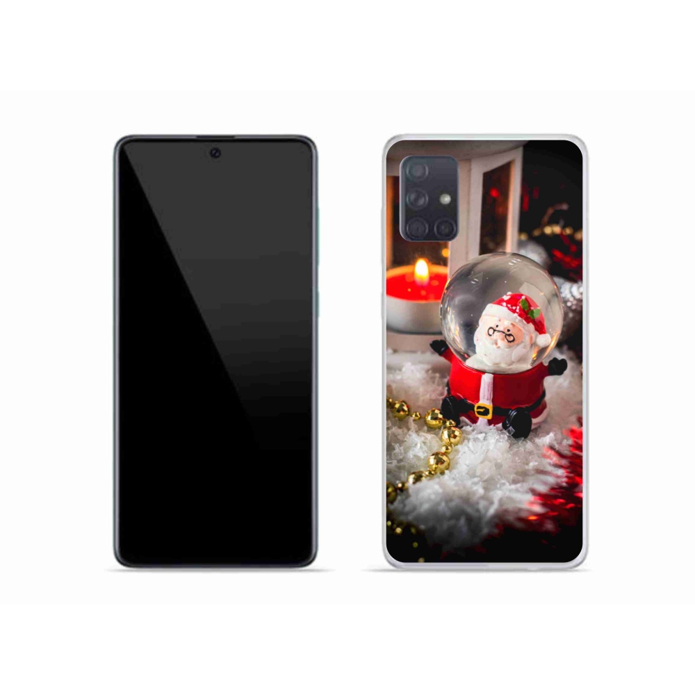 Gelový kryt mmCase na Samsung Galaxy A51 - Santa Claus 1