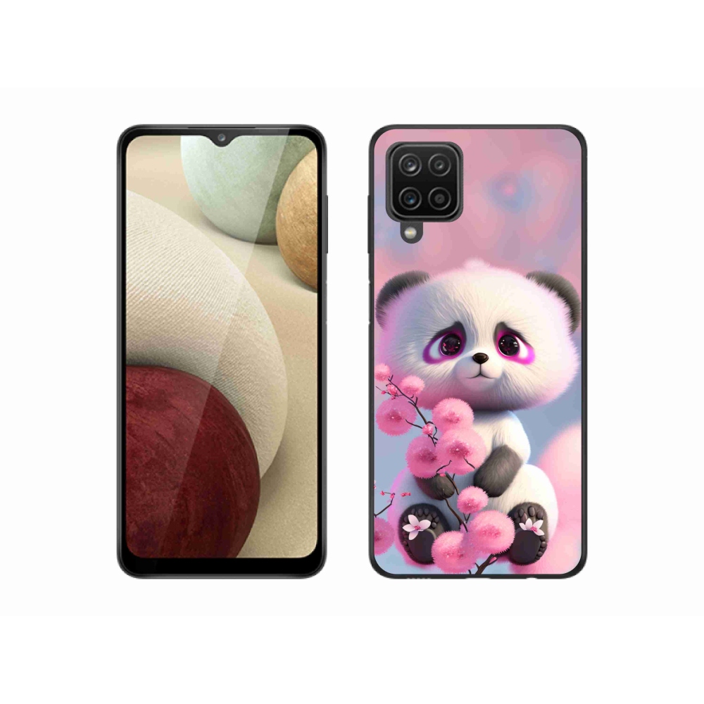 Gelový kryt mmCase na Samsung Galaxy M12 - roztomilá panda 1