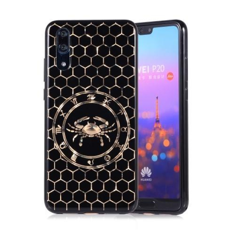 Horoscope silikonový kryt na mobil Huawei P20 - rak