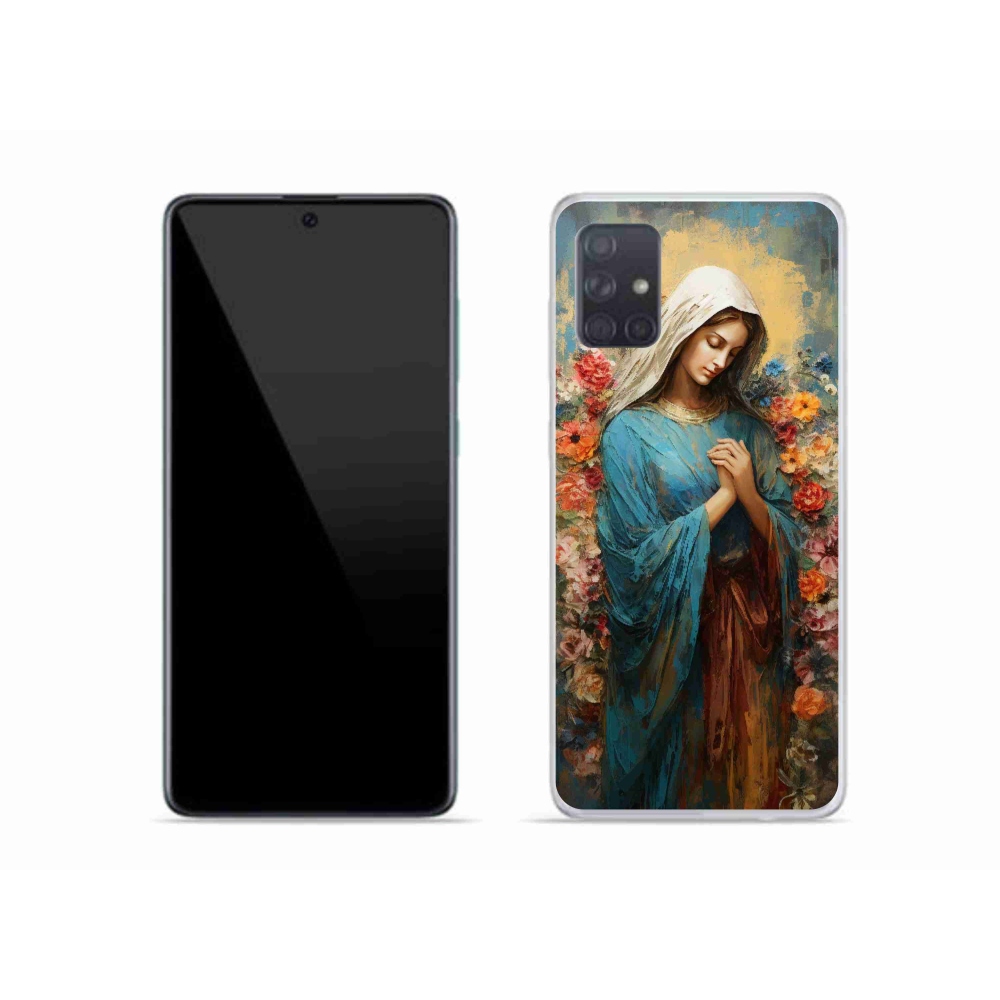 Gelový kryt mmCase na Samsung Galaxy A51 - svatá žena