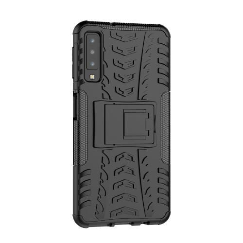 Hybrid odolný obal na mobil Samsung Galaxy A7 (2018) - černý