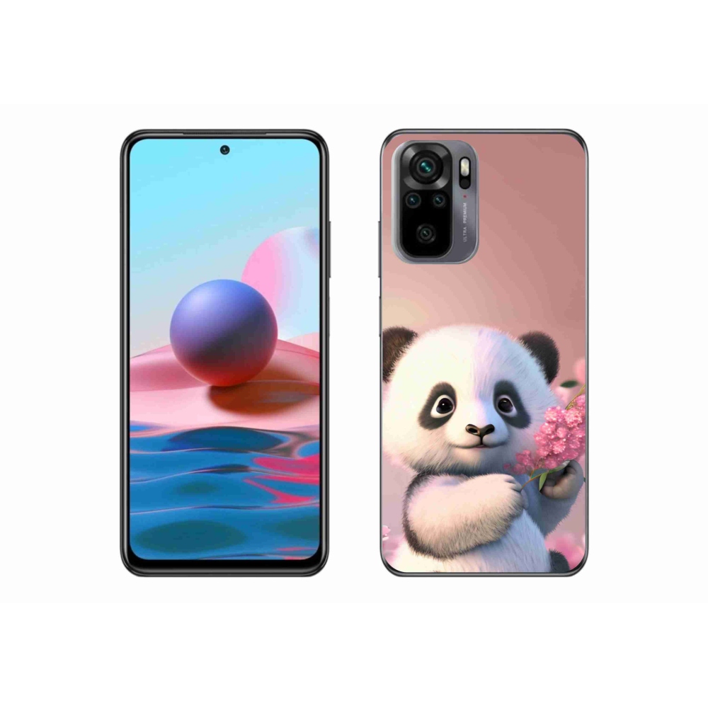 Gelový kryt mmCase na Xiaomi Poco M5s - roztomilá panda