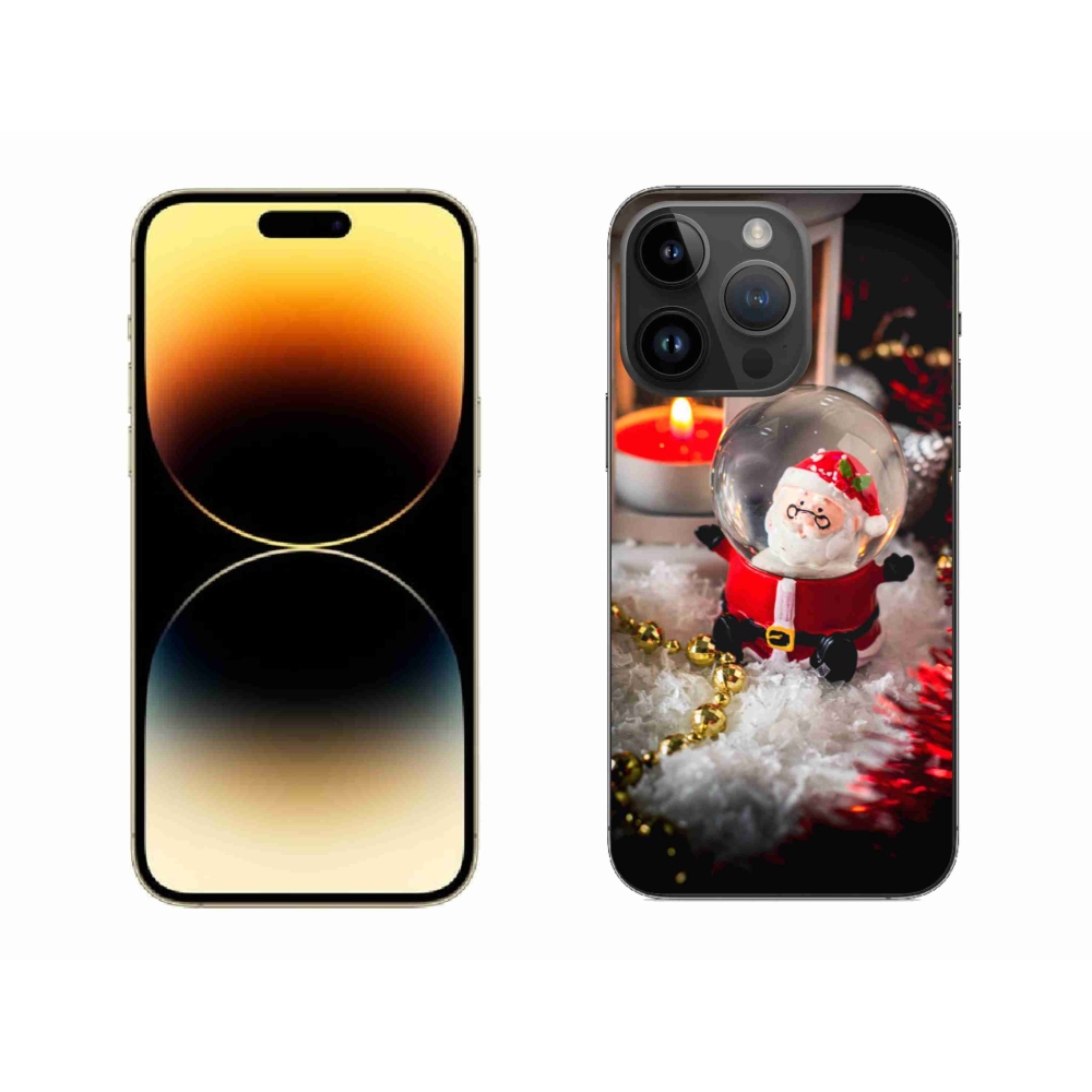 Gelový kryt mmCase na iPhone 14 Pro Max - Santa Claus 1