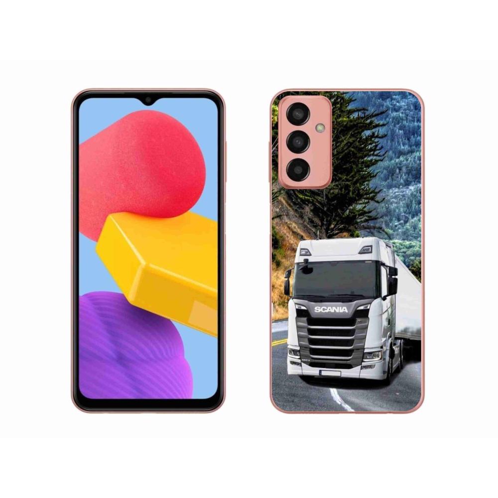 Gelový kryt mmCase na Samsung Galaxy M13 - kamion 1