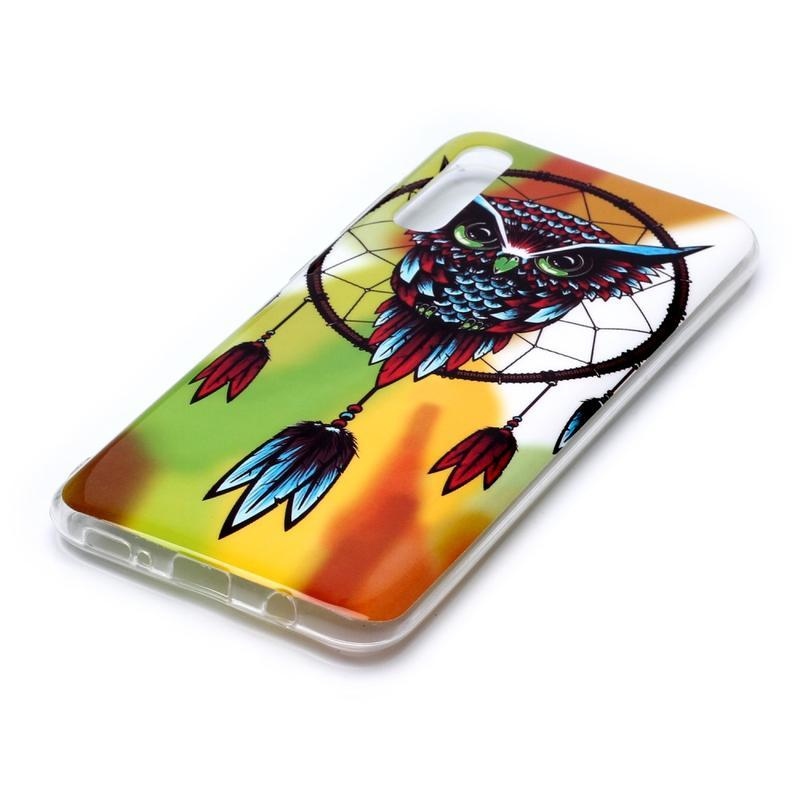 IMD gelový obal pro mobil Samsung Galaxy A50 / A30s - sova a lapač snů