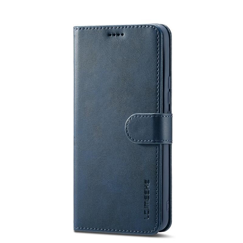 IMEEKE PU kožené peněženkové pouzdro na mobil Vivo V21 4G/5G - modré