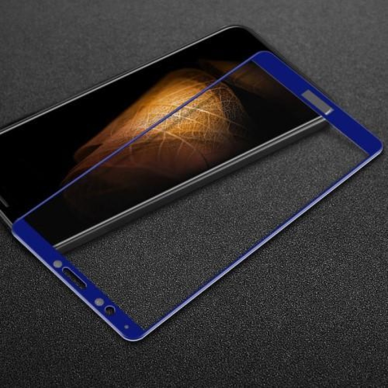 IMK celoplošné tvrzené sklo pro Huawei Y7 Prime (2018) - modré