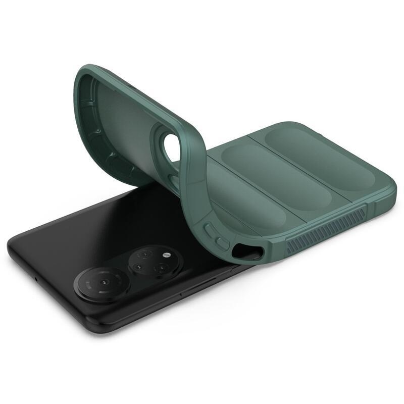 Impact odolný gelový obal na mobil Honor X7 - zelený
