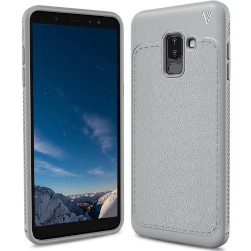 IVS odolný gelový obal na Samsung Galaxy A6+ (2018) - šedý