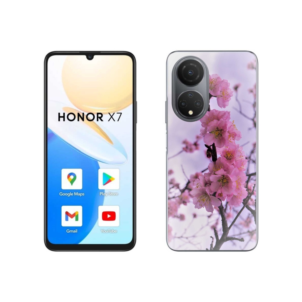 Gelový kryt mmCase na Honor X7 - květiny 7