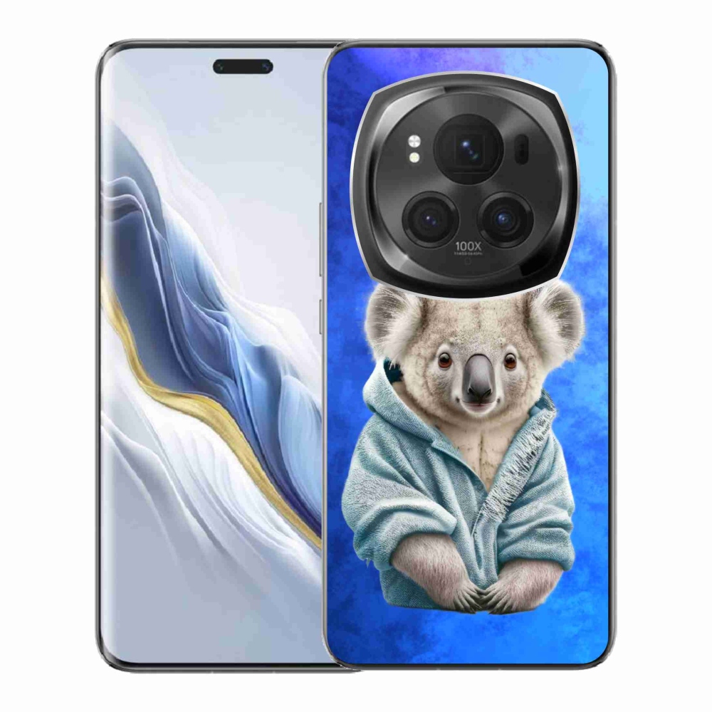 Gelový kryt mmCase na Honor Magic 6 Pro 5G - koala ve svetru
