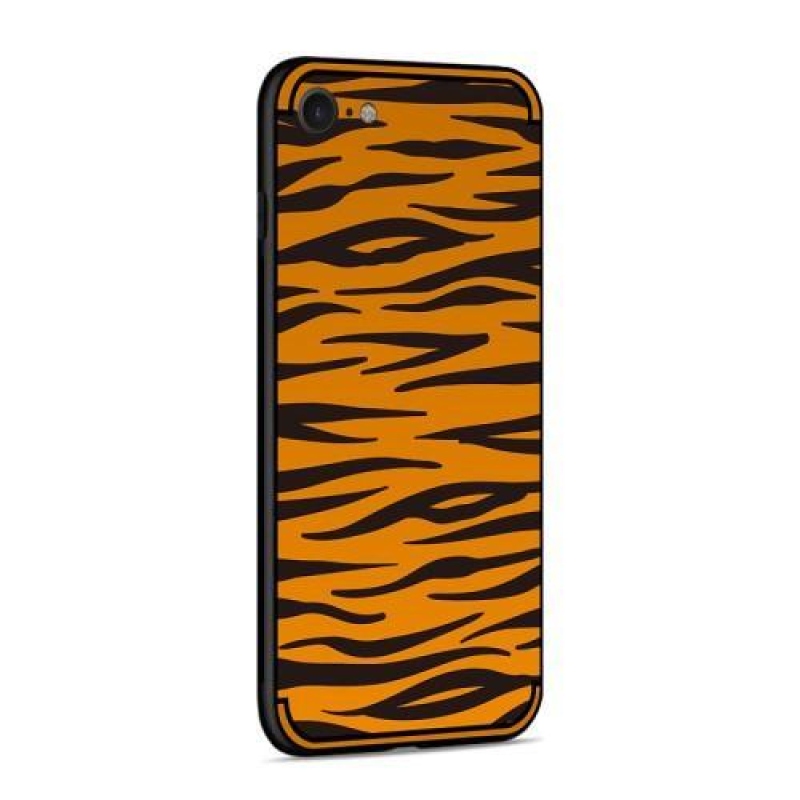 Jungle gelový obal s motivem na iPhone 7 a iPhone 8 - hnědá zebra
