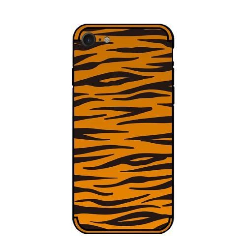 Jungle gelový obal s motivem na iPhone 7 a iPhone 8 - hnědá zebra