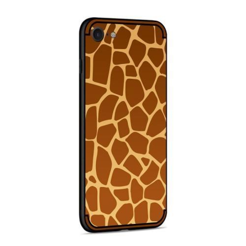 Jungle gelový obal s motivem na iPhone 7 a iPhone 8 - žirafa