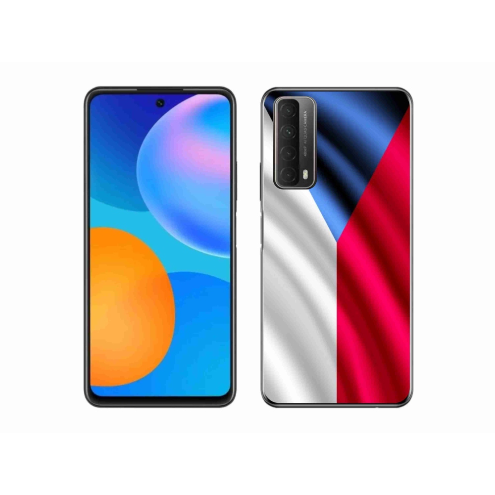 Gelový kryt mmCase na mobil Huawei P Smart (2021) - česká vlajka