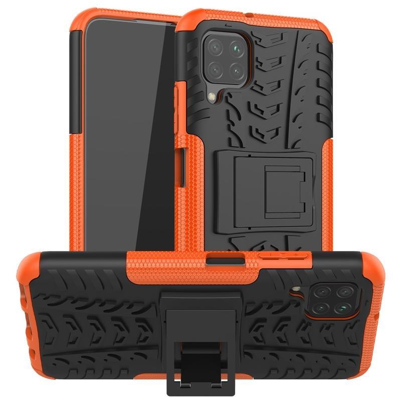 Kick odolný hybridní kryt na mobil Huawei P40 Lite - oranžový