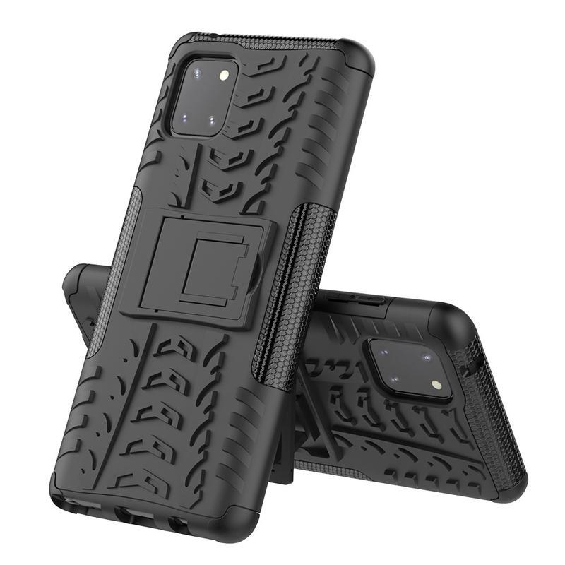 Kick odolný hybridní kryt na mobil Samsung Galaxy Note 10 Lite - černý