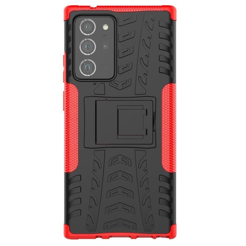 Kick odolný hybridní kryt na mobil Samsung Galaxy Note 20 Ultra - červený