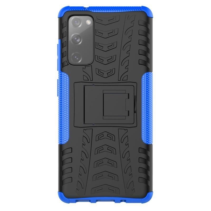 Kick odolný hybridní kryt pro telefon Samsung Galaxy S20 FE/FE 5G - modrý