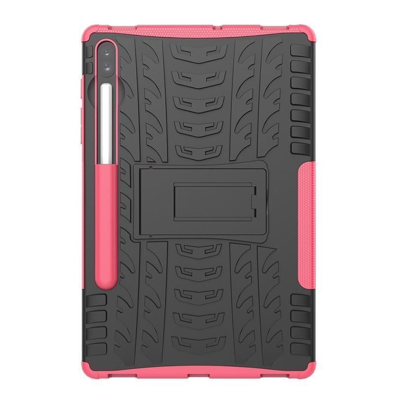 Kick odolný obal pro tablet Samsung Galaxy Tab S6 T860/T865 - růžový