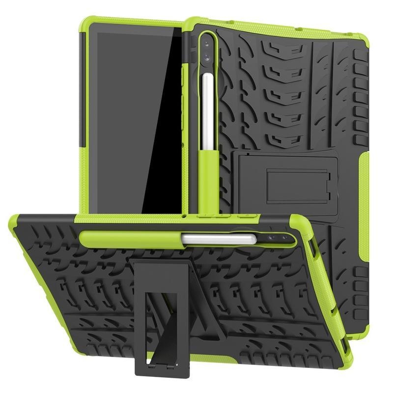 Kick odolný obal pro tablet Samsung Galaxy Tab S6 T860/T865 - zelený