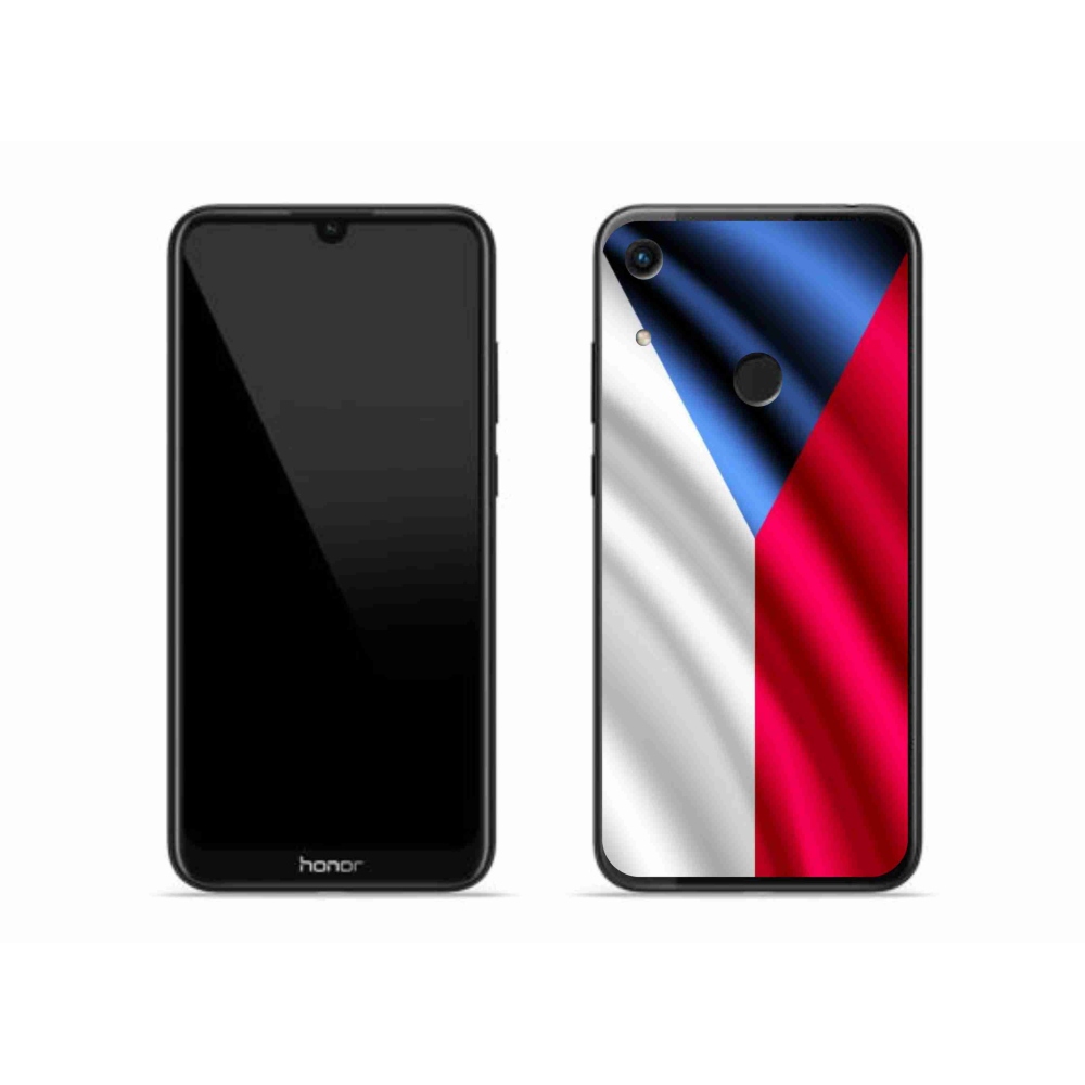 Gelový kryt mmCase na mobil Honor 8A - česká vlajka